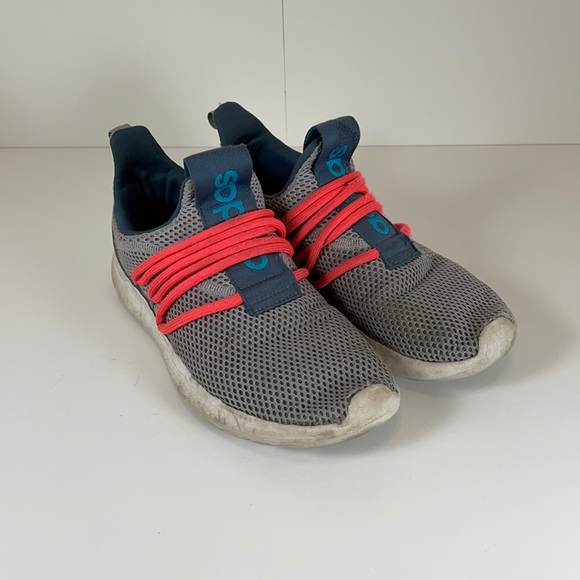 Adidas Girls Gray and Pink Slip on Athletic shoes size 5 - Picture 1 of 6